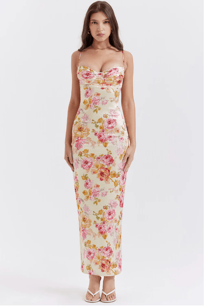 Amelia | Charming Floral Maxi Dress - Lora Toronto