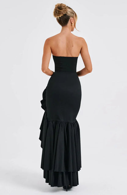 Xyrelle | Sleeveless Ruffle Maxi Dress