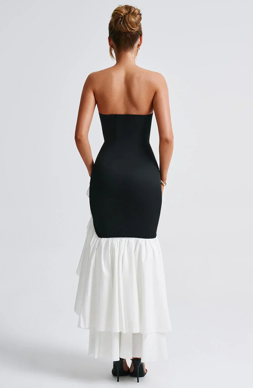 Xyrelle | Sleeveless Ruffle Maxi Dress