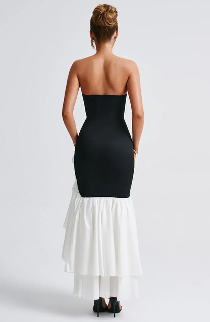 Xyrelle | Sleeveless Ruffle Maxi Dress