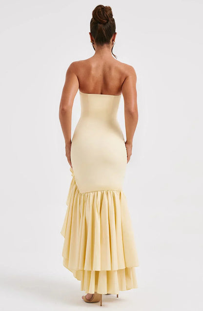Xyrelle | Sleeveless Ruffle Maxi Dress