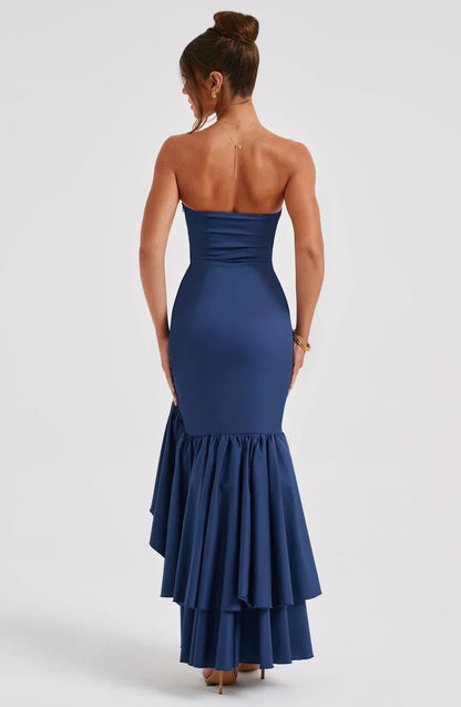 Xyrelle | Sleeveless Ruffle Maxi Dress