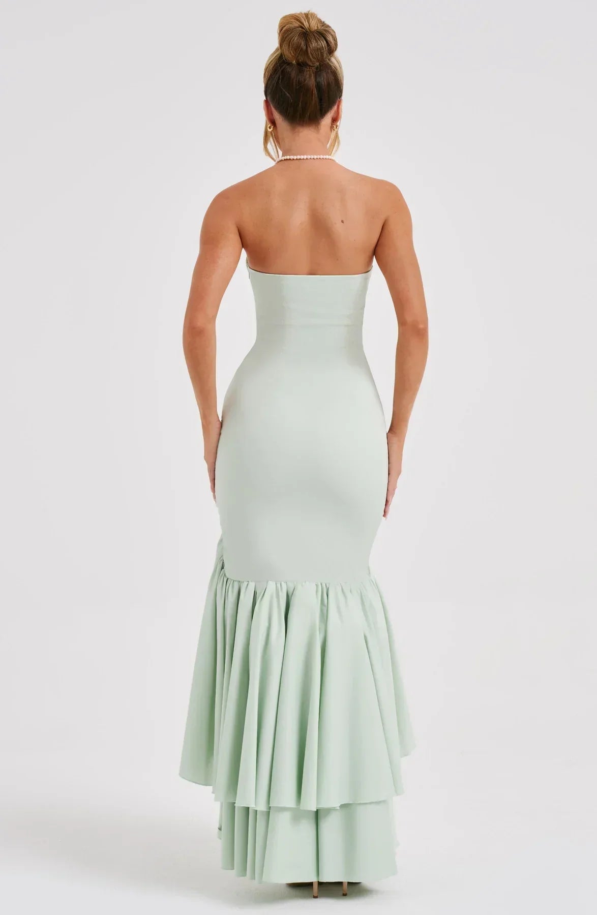 Xyrelle | Sleeveless Ruffle Maxi Dress