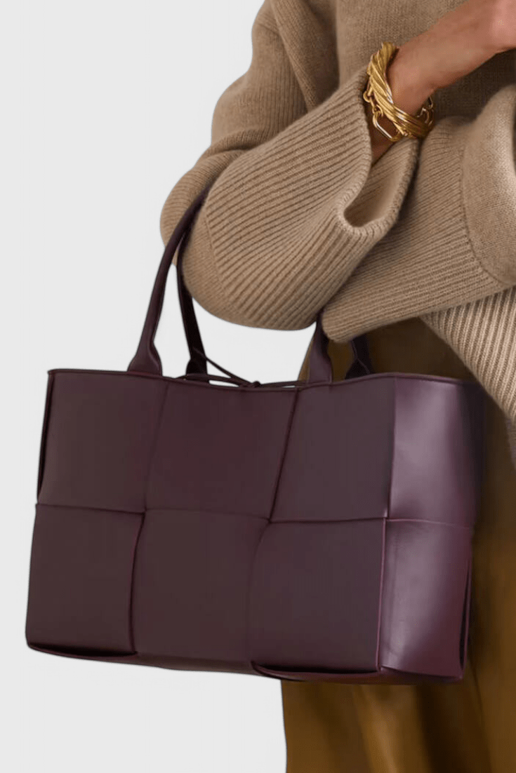 Bronte Woven Shopper Bag - Lora Toronto