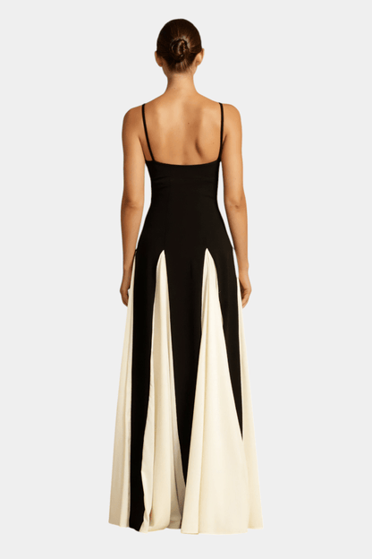 Catalina | Two - Tone Maxi Dress - Lora Toronto