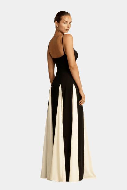 Catalina | Two - Tone Maxi Dress - Lora Toronto