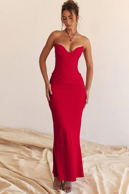 Clara | Dance of Light Satin Gown - Lora Toronto