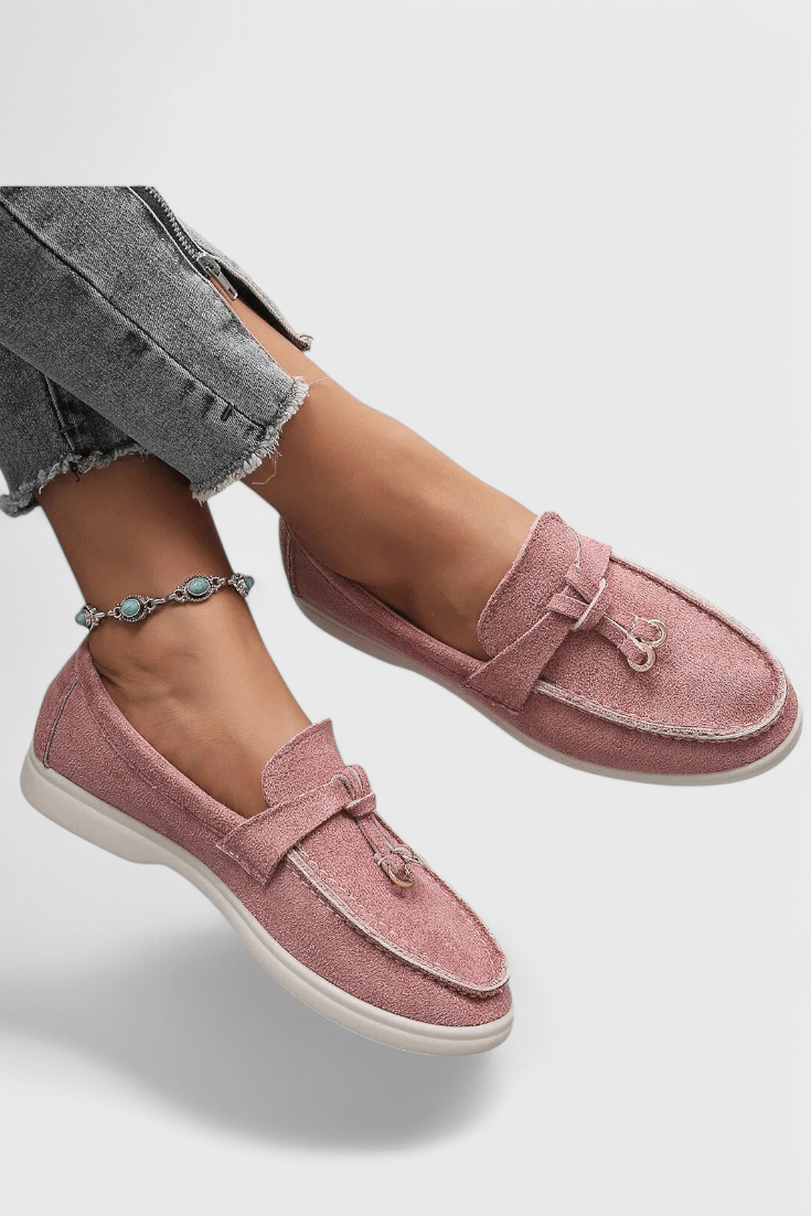 Coralie Suede - Finish Everyday Loafers - Lora Toronto