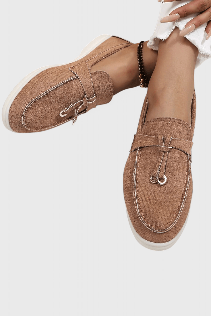 Coralie Suede - Finish Everyday Loafers - Lora Toronto