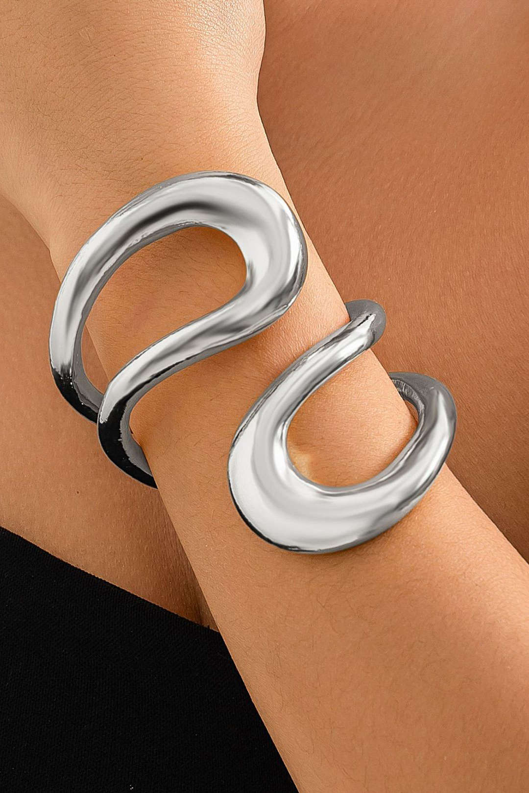 Cut Out Asymmetrical Bracelet - Lora Toronto