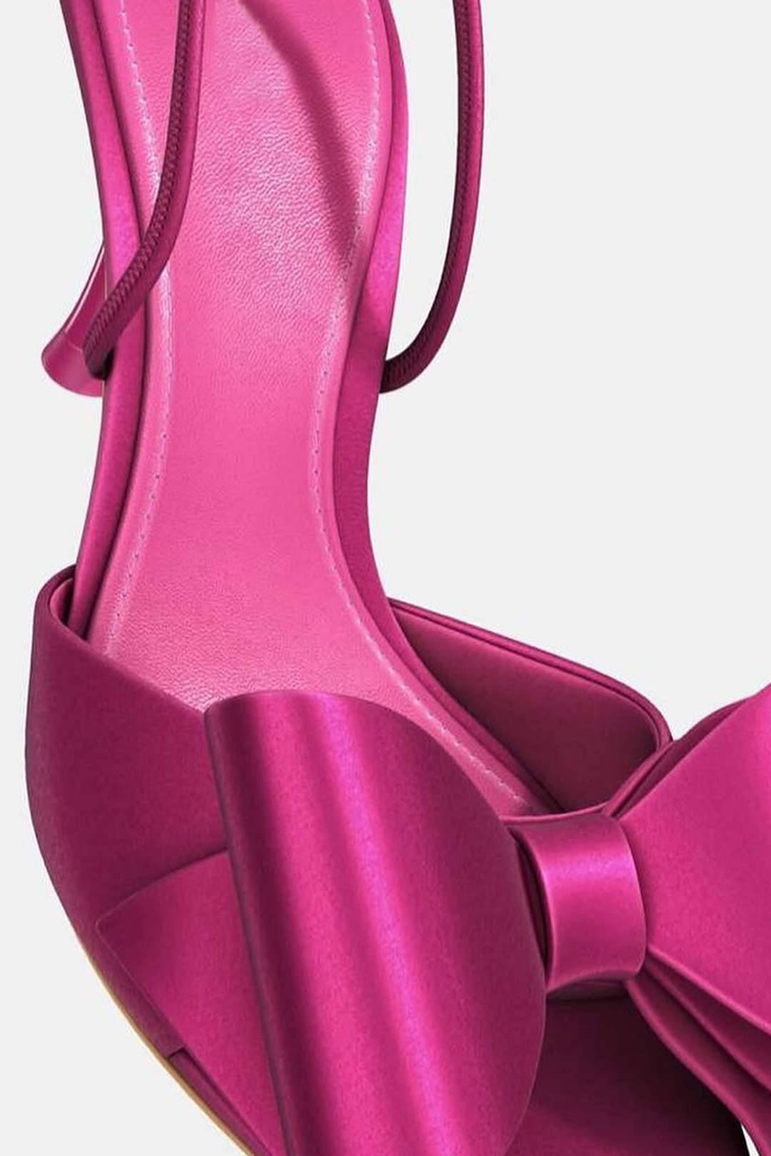 Faux Leather Butterfly Pointed Heels - Lora Toronto