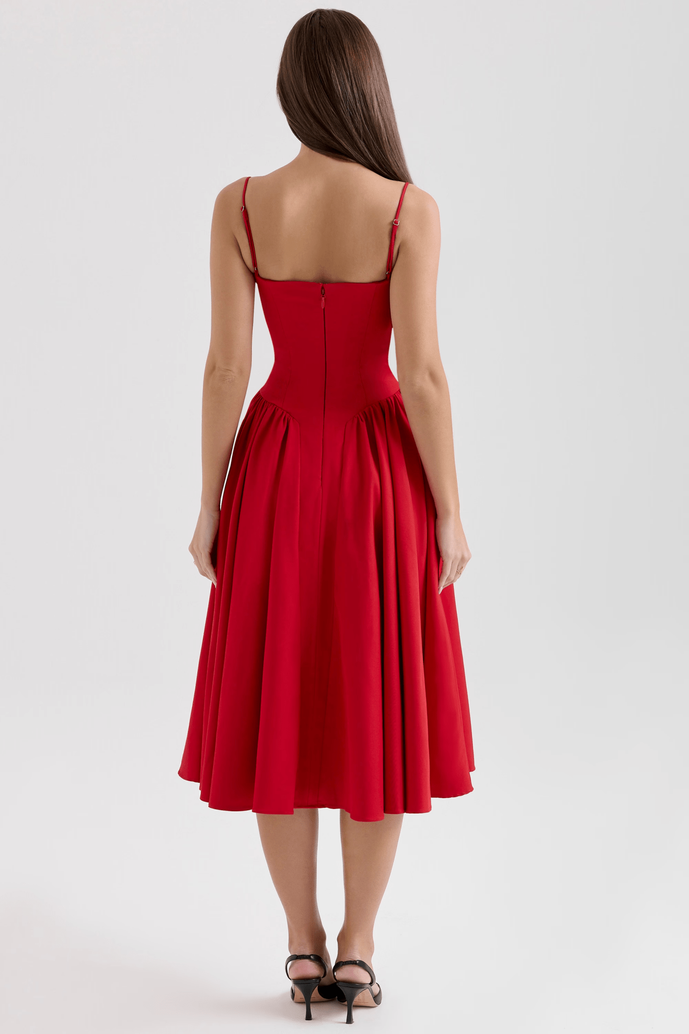 Felicity | Corset Midi Dress - Lora Toronto
