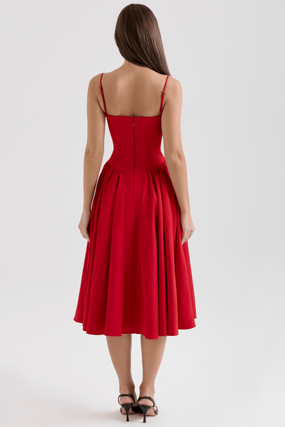 Felicity | Corset Midi Dress - Lora Toronto