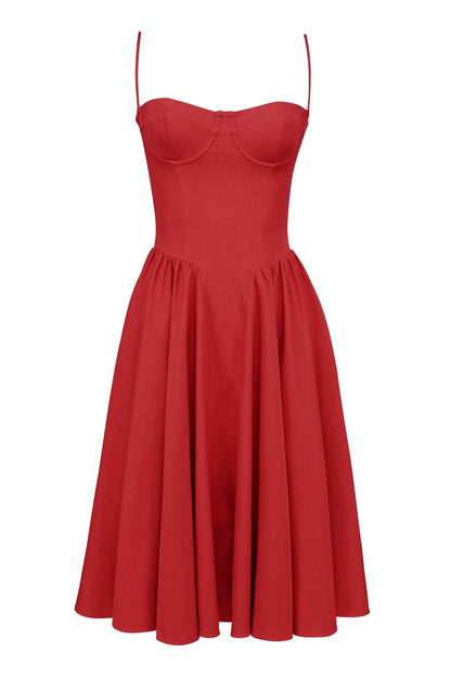 Felicity | Corset Midi Dress - Lora Toronto