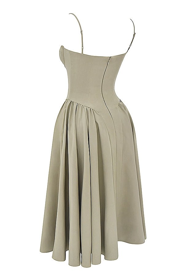 Felicity | Corset Midi Dress - Lora Toronto