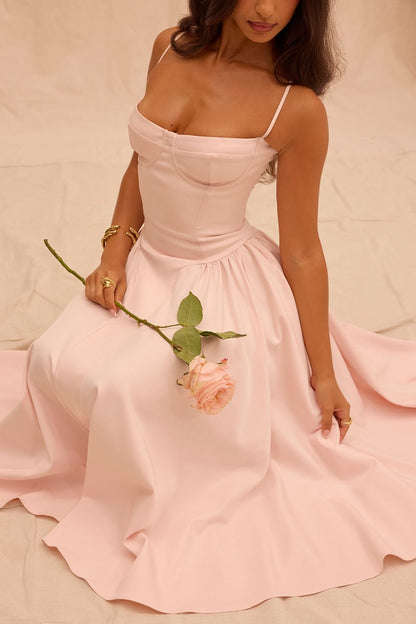 Felicity | Corset Midi Dress - Lora Toronto
