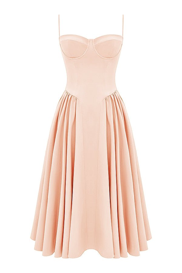 Felicity | Corset Midi Dress - Lora Toronto