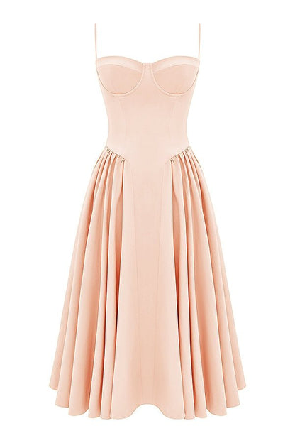 Felicity | Corset Midi Dress - Lora Toronto
