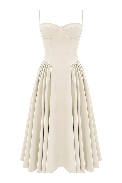 Felicity | Corset Midi Dress - Lora Toronto