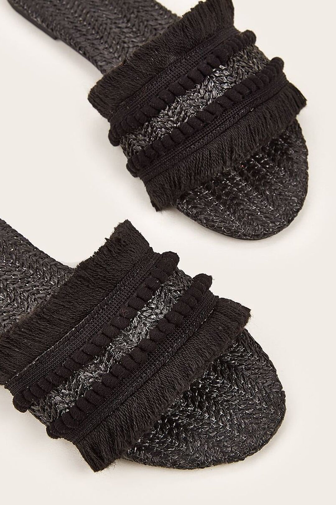 Fringe Slippers - Lora Toronto