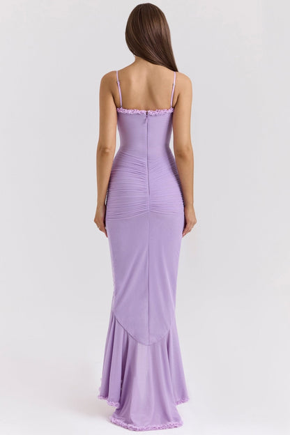 Gabbi | Ruffled Maxi Dress - Lora Toronto