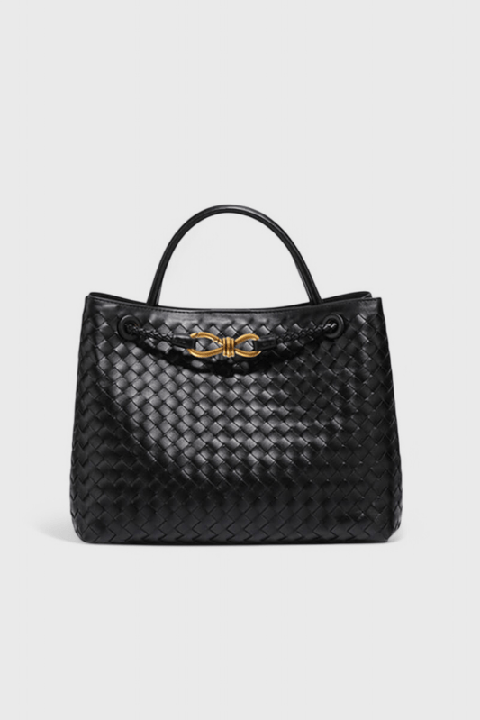 Indigo Woven Everyday Bag - Lora Toronto