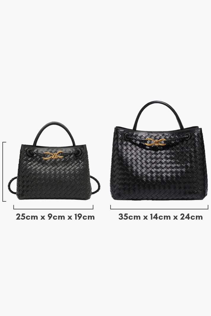 Indigo Woven Everyday Bag - Lora Toronto