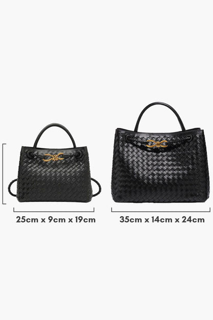 Indigo Woven Everyday Bag - Lora Toronto