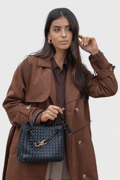 Indigo Woven Everyday Bag - Lora Toronto