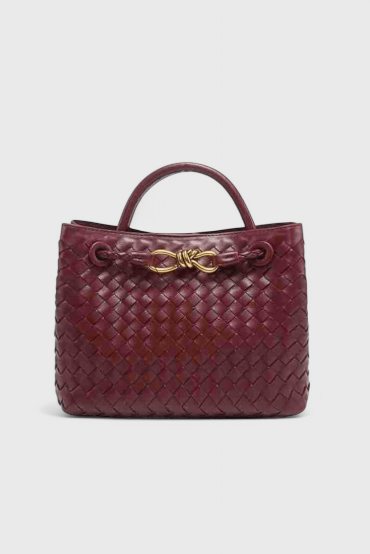Indigo Woven Everyday Bag - Lora Toronto