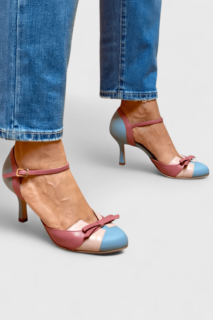 Janell Orthopaedic Comfort Heeled Sandals - Lora Toronto