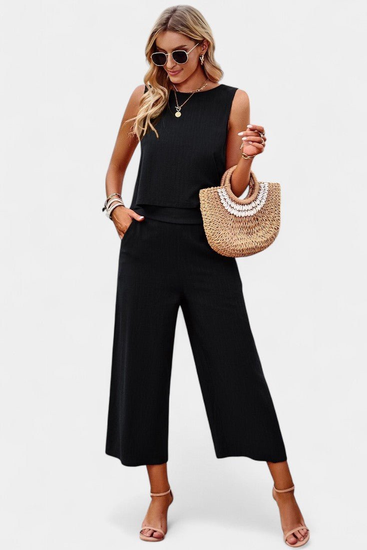 Lavinia Flowy Boho Top & Shorts Set - Lora Toronto