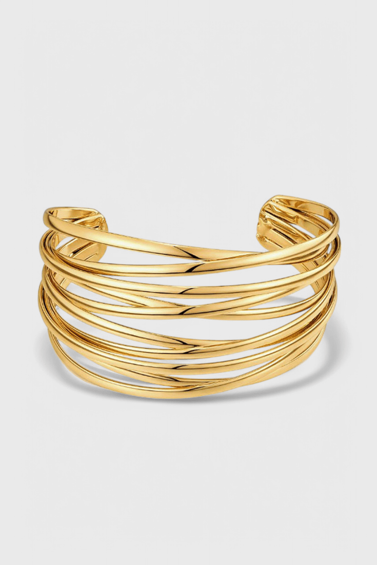 Layered Wire Cuff - Lora Toronto