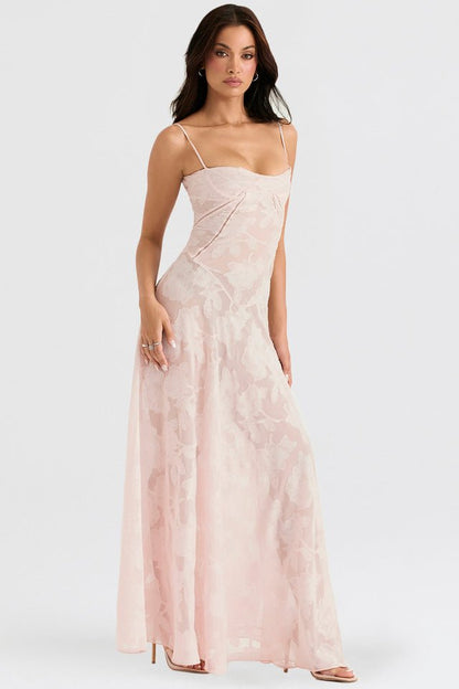 Mabel | Vintage Lace Lamé Dress - Lora Toronto