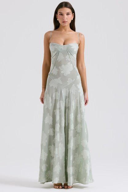 Mabel | Vintage Lace Lamé Dress - Lora Toronto