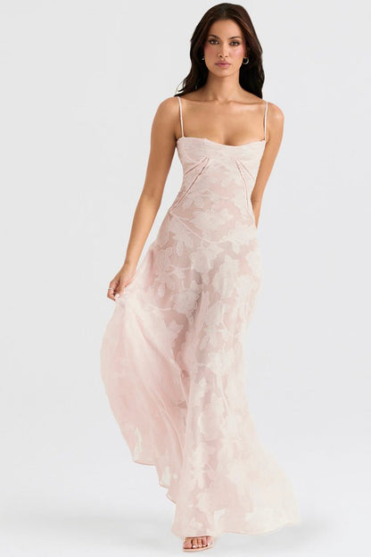 Mabel | Vintage Lace Lamé Dress - Lora Toronto
