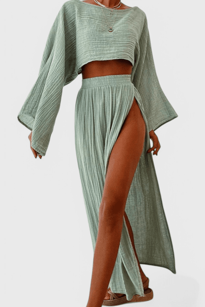 Martha Flowing Two - Piece Set - Lora Toronto