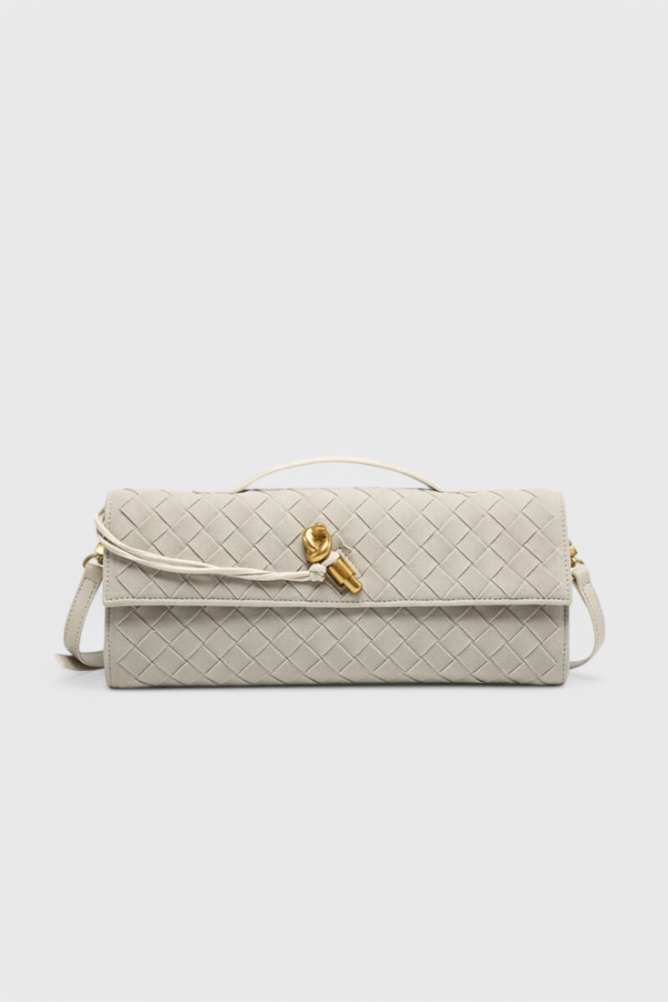 Melanie Classic Suede Shoulder Bag - Lora Toronto