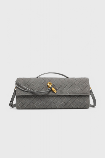 Melanie Classic Suede Shoulder Bag - Lora Toronto