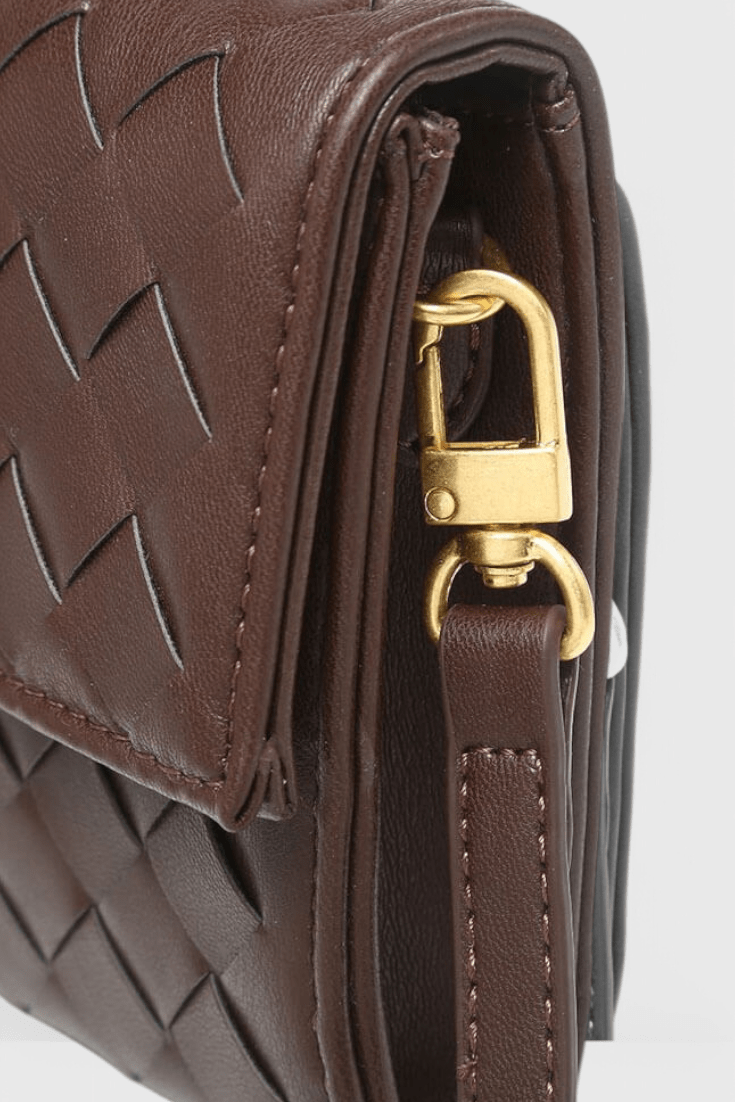 Melanie Clutch with Gold Knot Detail - Lora Toronto