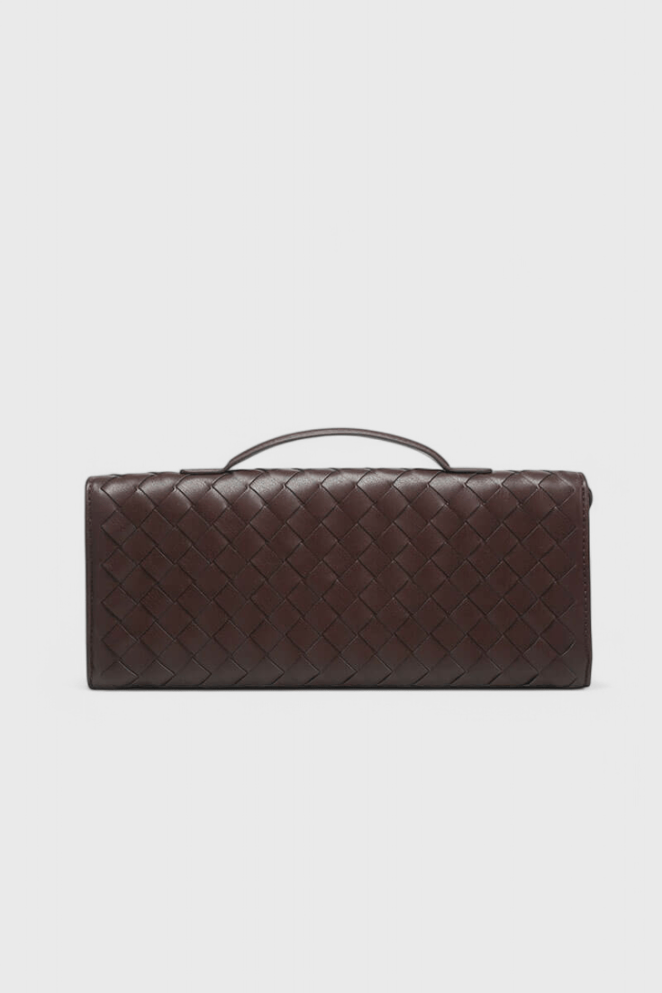 Melanie Clutch with Gold Knot Detail - Lora Toronto