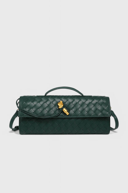Melanie Clutch with Gold Knot Detail - Lora Toronto