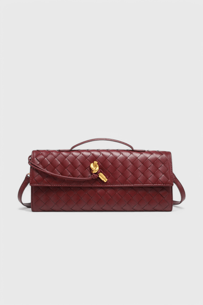 Melanie Clutch with Gold Knot Detail - Lora Toronto