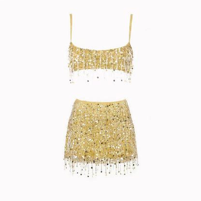 Mera Beaded Fringe Set - Lora Toronto