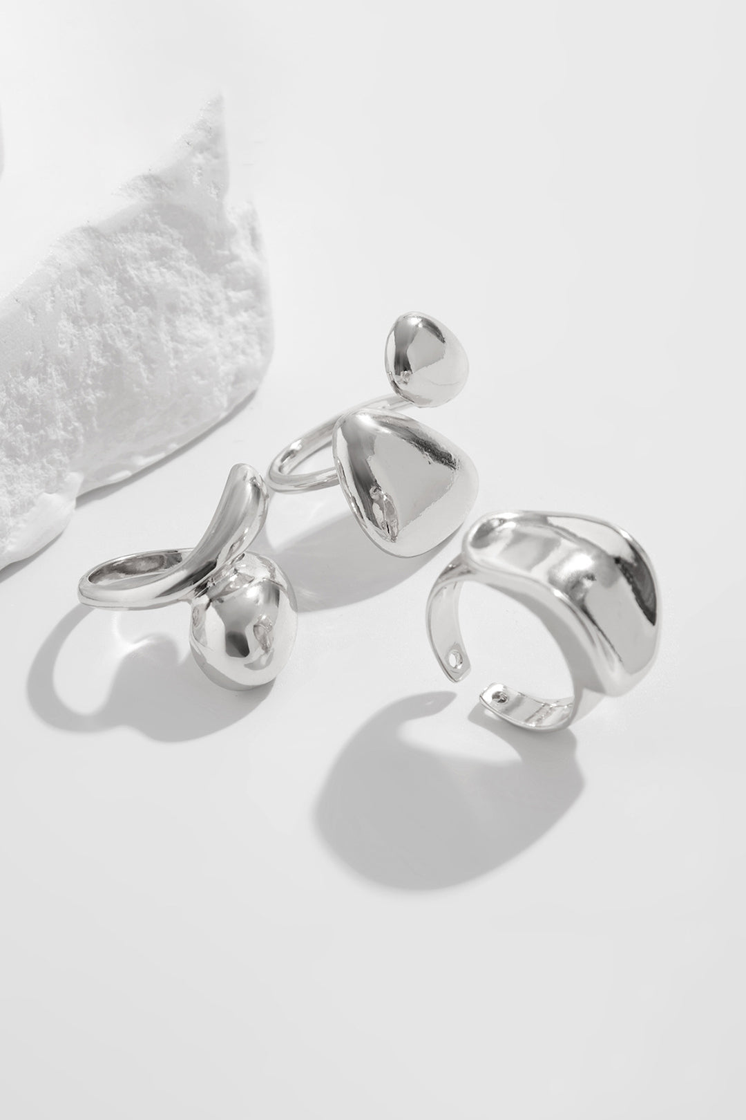 Metal Irregular Rings - Lora Toronto