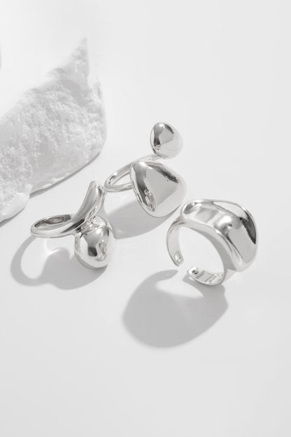 Metal Irregular Rings - Lora Toronto