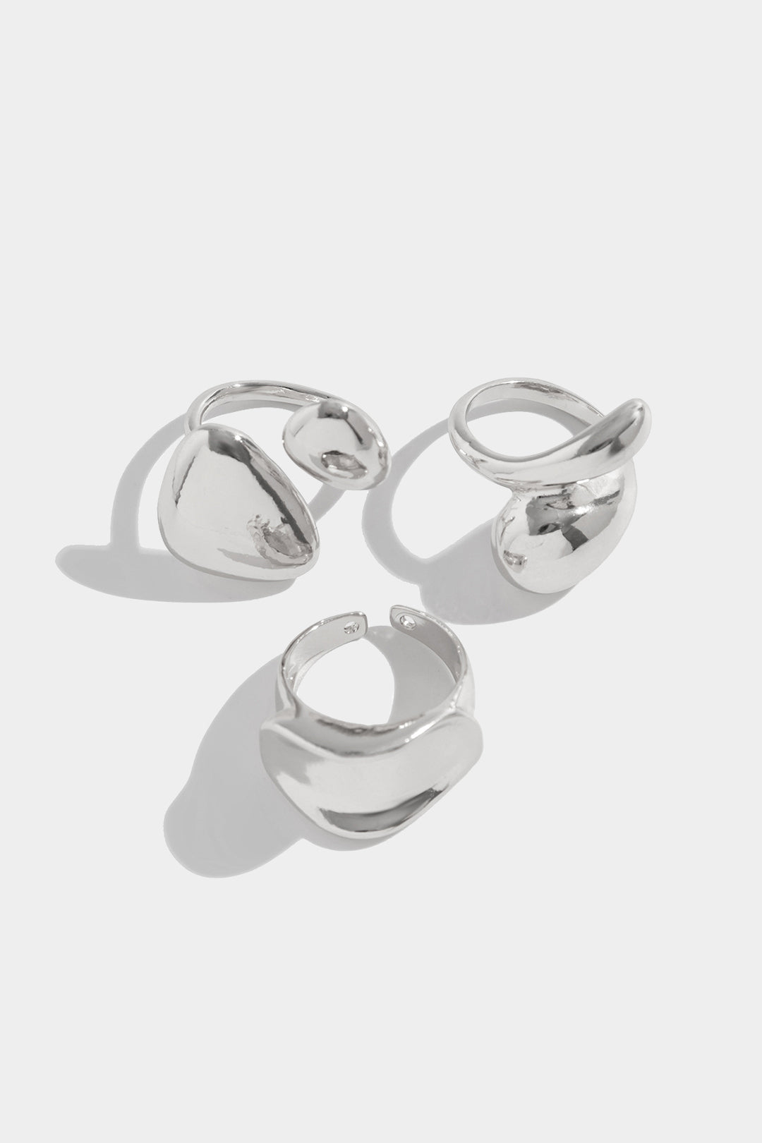 Metal Irregular Rings - Lora Toronto
