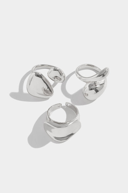 Metal Irregular Rings - Lora Toronto