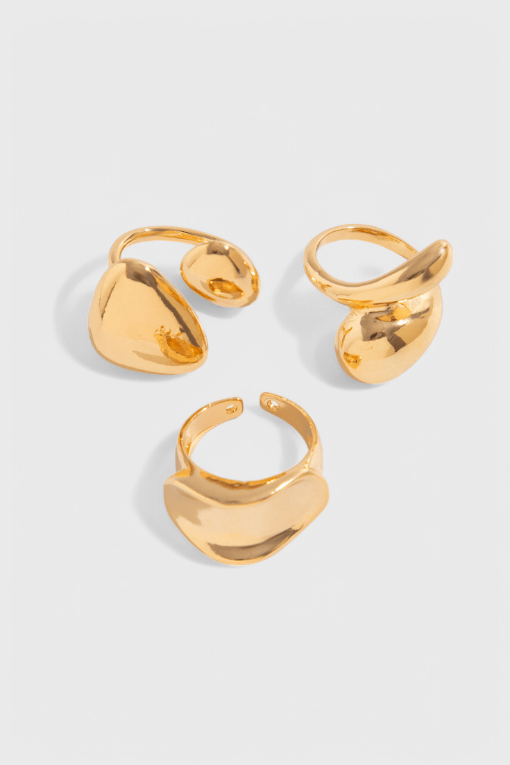 Metal Irregular Rings - Lora Toronto