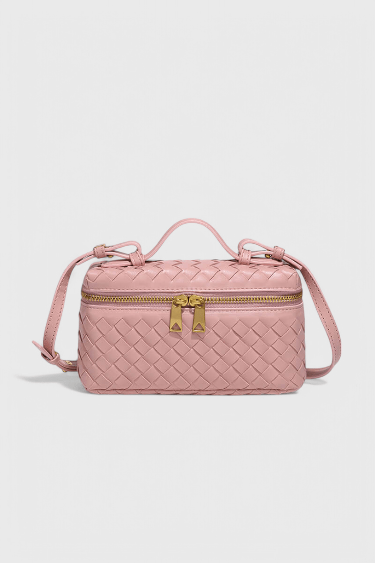Milla Woven Mini Bag with Gold Hardware - Lora Toronto